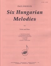 Six Hungarian Melodies Violin and Piano cover